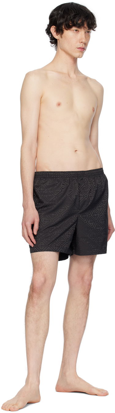 Badetøj Casablanca Casablanca Jacquard Swim Shorts Sort | MPS25-TR-224-04, 4