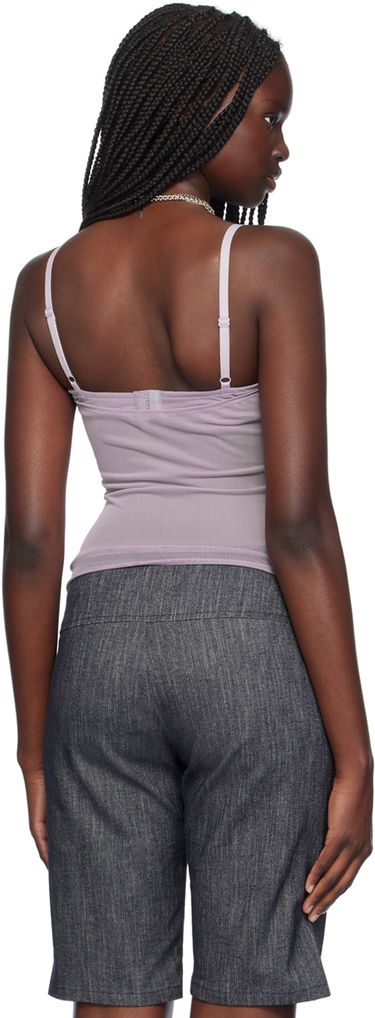 Tanktop Miaou Miaou Enzo Lace Trim Tank Top Lilla | 7092PM1SMO, 2