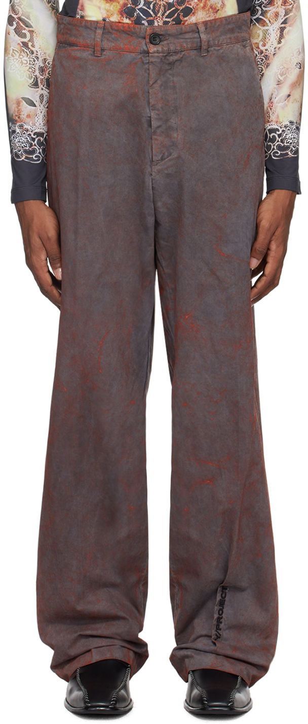 Bukser Y/PROJECT Pinched Trousers Grå | 201PA004