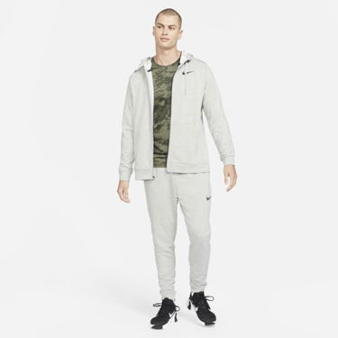 Sweatshirt Nike Dri-FIT Full-Zip Training Hoodie Grå | CZ6376-063, 2