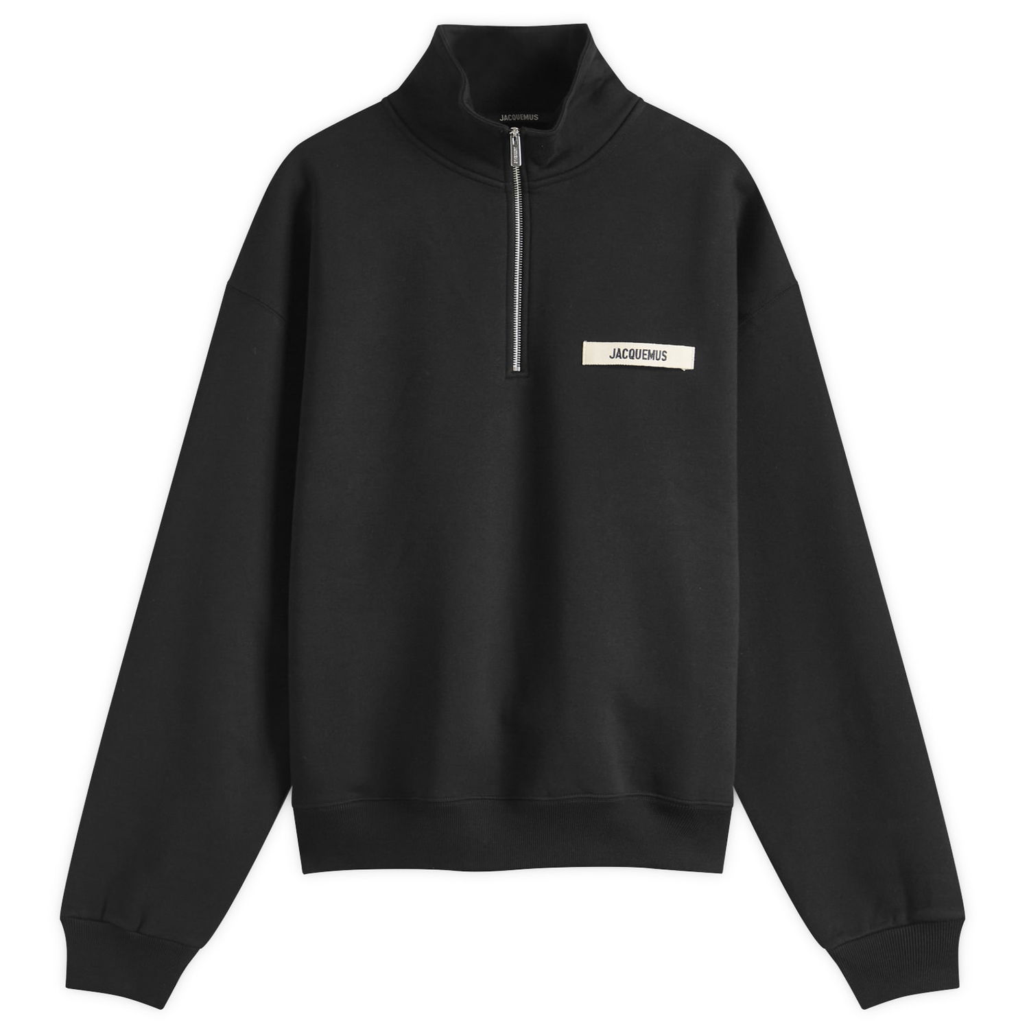 Sweatshirt Jacquemus Jacquemus Grosgrain Zip Sweatshirt, Size Large Sort | 25ESSM00313AJ00174-990, 0