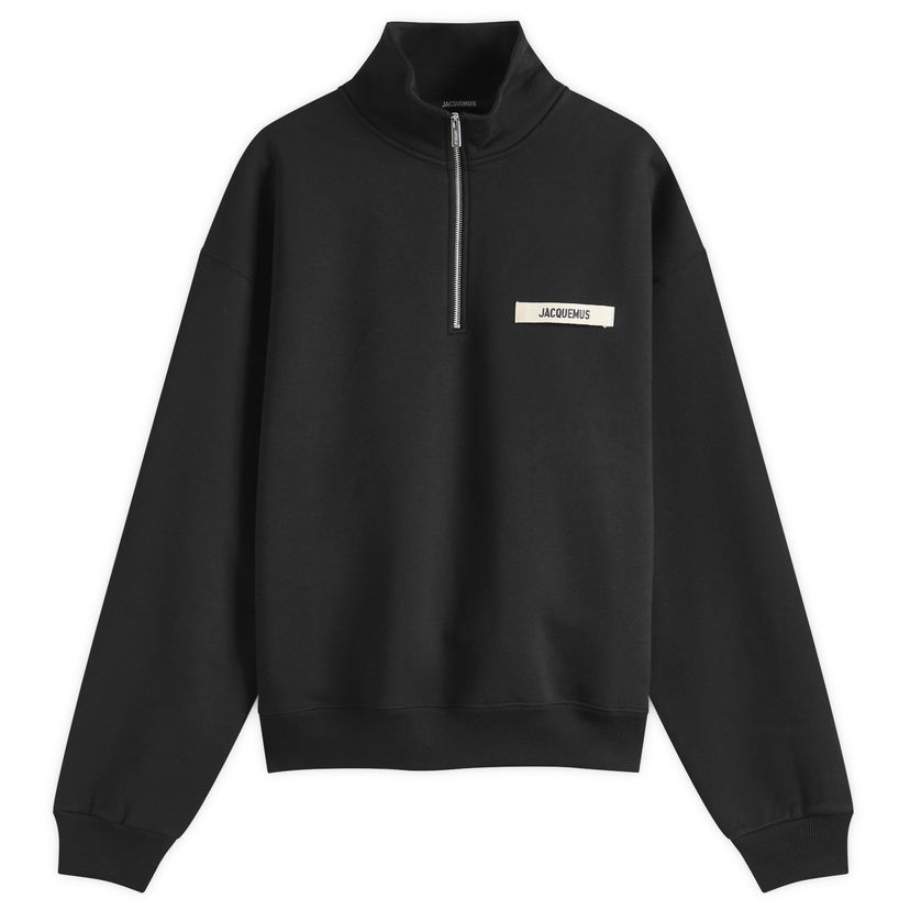 Sweatshirt Jacquemus Jacquemus Grosgrain Zip Sweatshirt, Size Large Sort | 25ESSM00313AJ00174-990