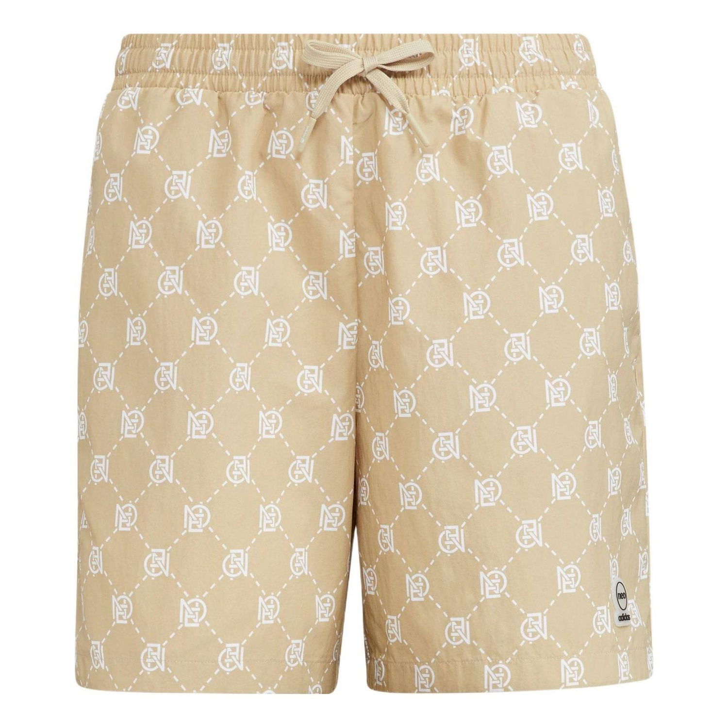 Badetøj adidas Originals Neo Pattern Print Casual Shorts Beige | IB5844, 0
