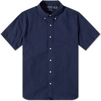 Skjorte Polo by Ralph Lauren Seersucker Short Sleeve Shirt Astoria Navy Mørkeblå | 710906575003, 1