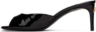 Sneakers og sko Dolce & Gabbana Patent Leather Mules Sort | CR1757 A1471, 2