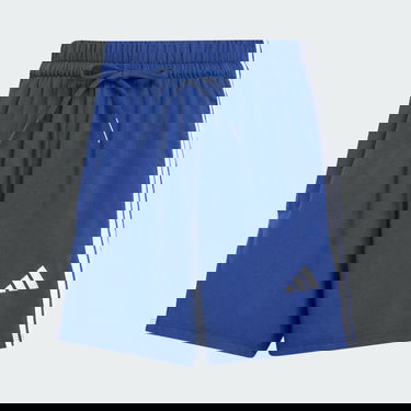 Shorts adidas Performance Cotton Shorts with Side Stripes Blå | JD0913, 4