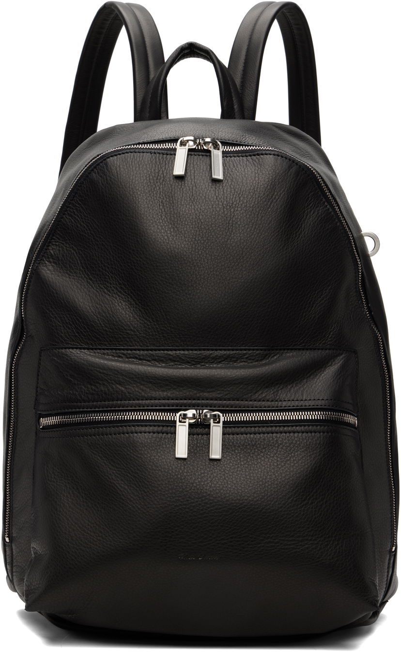 Rygsæk Rick Owens Rick Owens Concordians Leather Backpack Sort | RA02E0771 LCN
