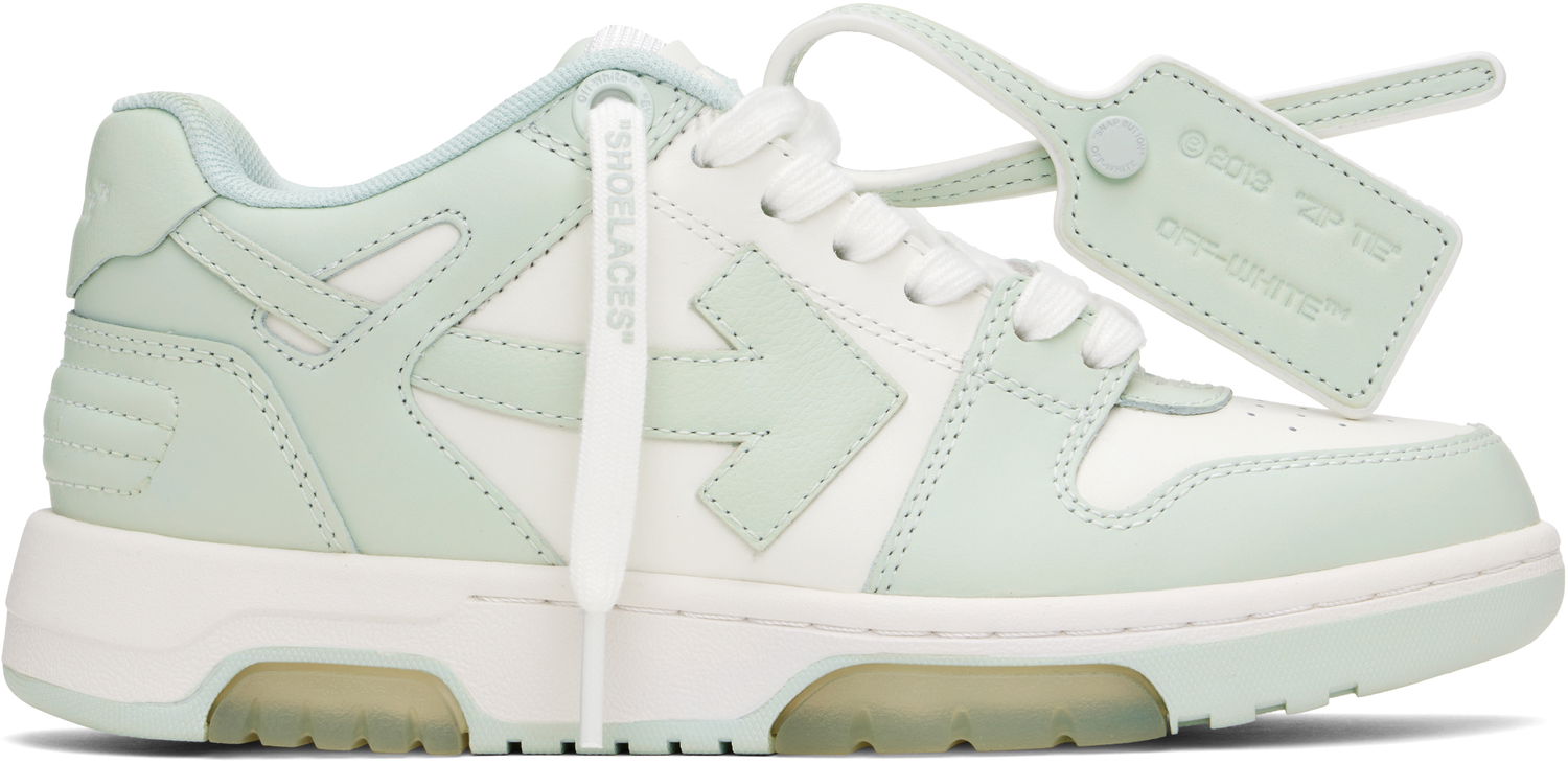 Sneakers og sko Off-White Out Of Office Calf Leather Grøn | OWIA259F24LEA0030151, 0