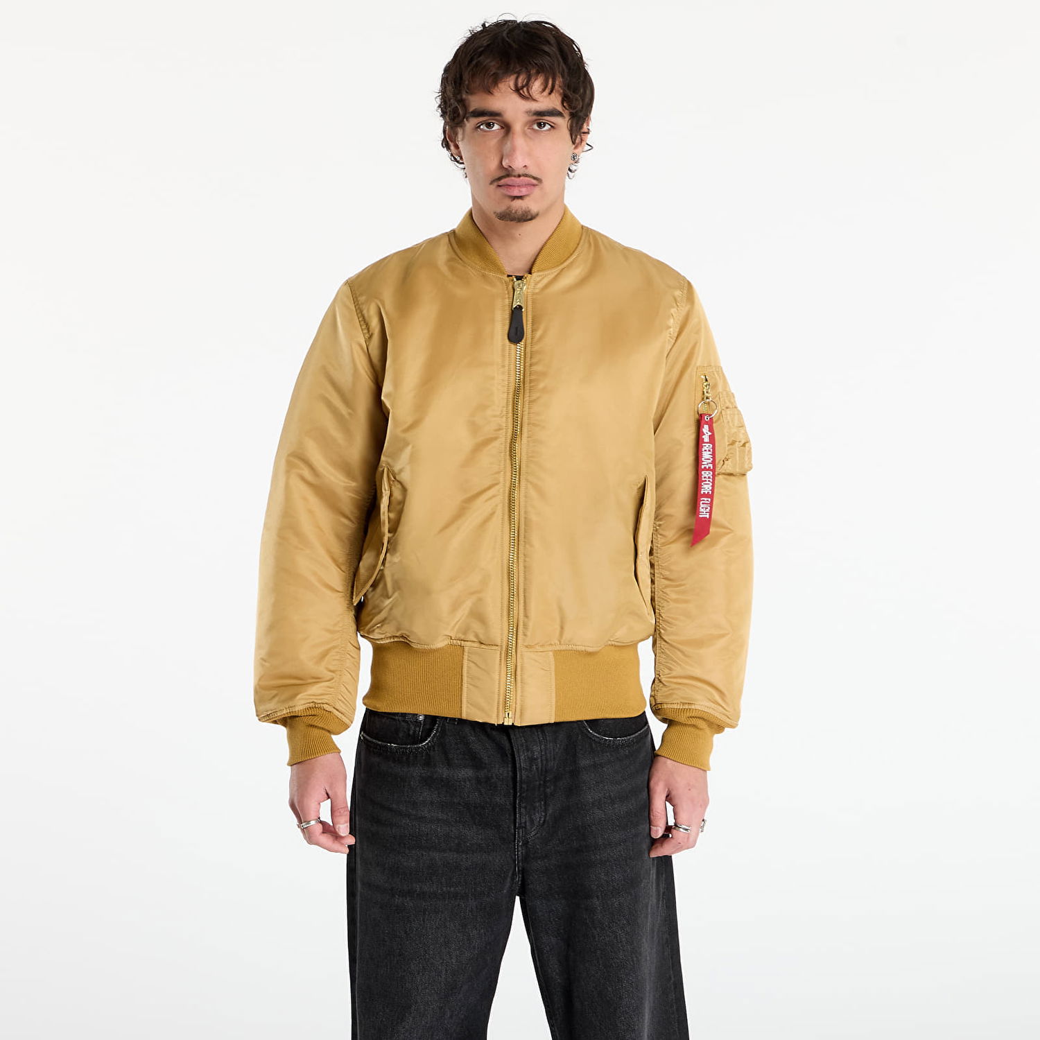 Bomberjakke Alpha Industries MA-1 Heritage Bomber Jacket Beige | 100101-145, 0