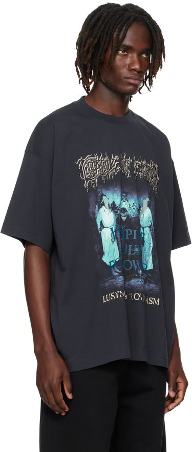 T-shirt VETEMENTS Vetements Cradle of Filth 'Vampire Cult' Oversized Graphic T-Shirt Sort | UCF76TR700N, 1