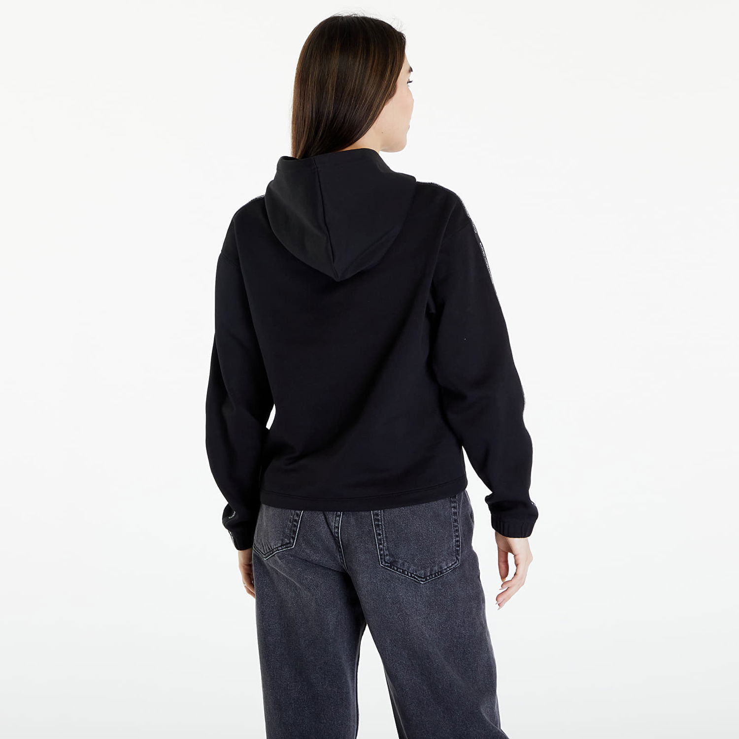 Sweatshirt CALVIN KLEIN Logo Elastic Hoodie Sort | J20J223078 BEH, 1