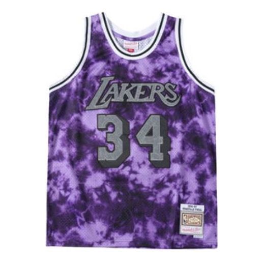 Tanktop Mitchell & Ness Mitchell & Ness Lakers Tie Dye Basketball Jersey Lilla | SMJYKM19053-LALPURP96SON