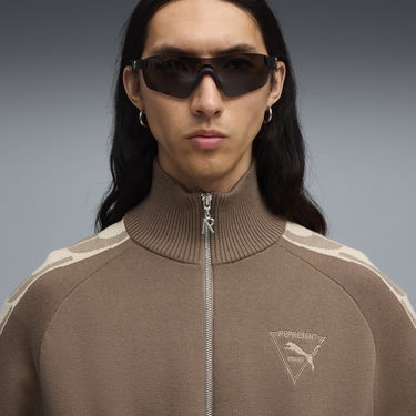 Sweatshirt Puma REPRESENT T7 Jacket Brun | 632543_96, 4