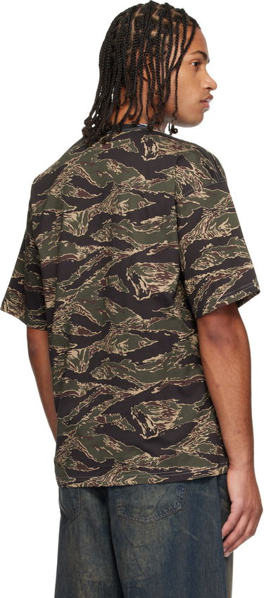 T-shirt Diesel Tiger Stripe Camouflage Graphic T-Shirt Flerfarvet | A19343-0AJFJ-51FA, 2