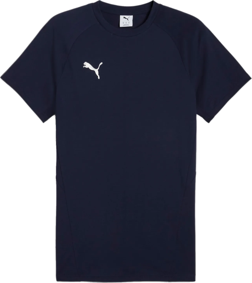 T-shirt Puma Puma teamEVOSTRIPE T-Shirt Mørkeblå | 659953-06