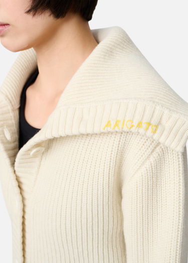 Sweater AXEL ARIGATO Cropped Knit Cardigan Hvid | A3359002, 6