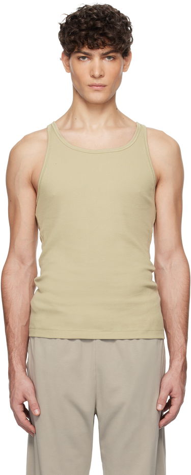 Tanktop SKIMS Three-Pack Rib Tank Tops Grøn | TP-TNK-5788M, 0