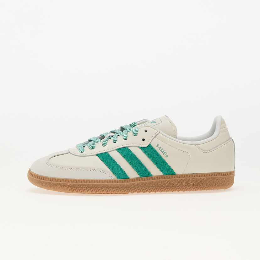 Sneakers og sko adidas Originals Samba Og W Off White/ Court Green/ Haze Green EUR Hvid | JI3906