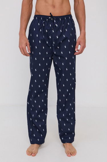 Pyjamas Polo by Ralph Lauren All Over Pony Player Pyjama Sleep Pant Mørkeblå | 714830265007, 0