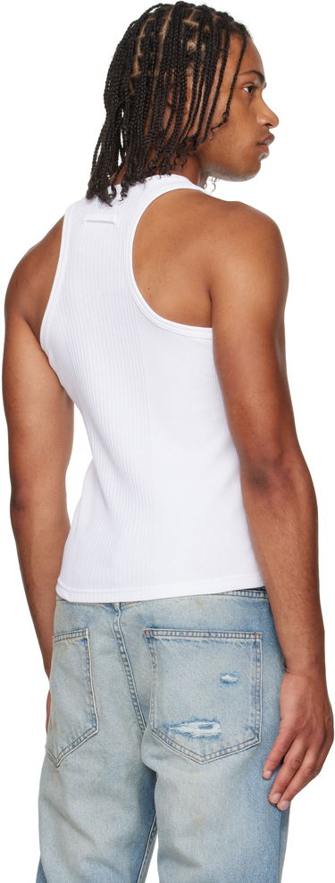 Tanktop Jean Paul Gaultier Jean Paul Gaultier 'The Piercing' Tank Top Hvid | 25/03-W-TO375-J014-01, 2