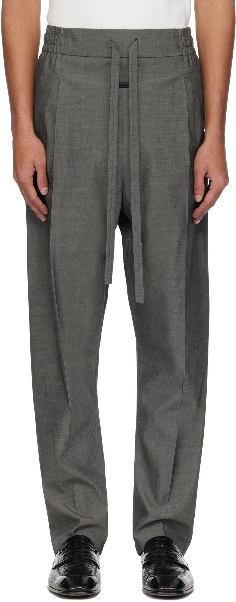 Bukser Fear of God Fear of God Oxford Drawstring Eternal Trousers Grå | FGE240-4171OXF