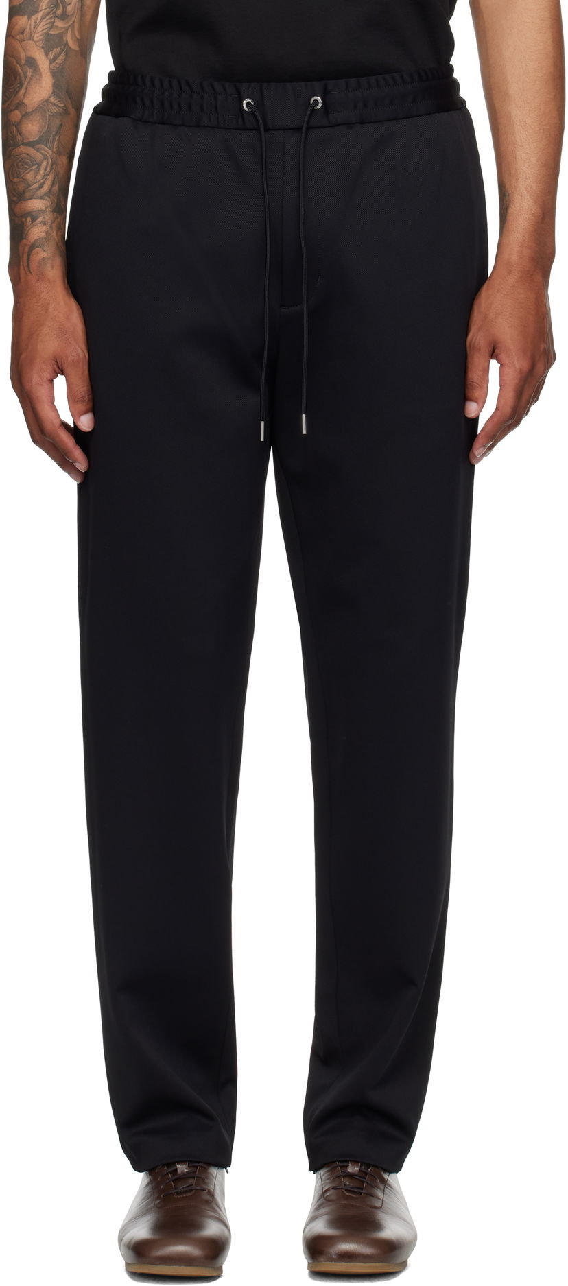 Bukser Moncler Moncler Logo Jogging Trousers Sort | K20912A0002289ALO