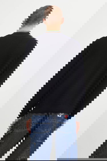 Sweater Paul Smith Paul Smith Wool Half-Zip Sweater Mørkeblå | M1R.548Z.T02825, 2
