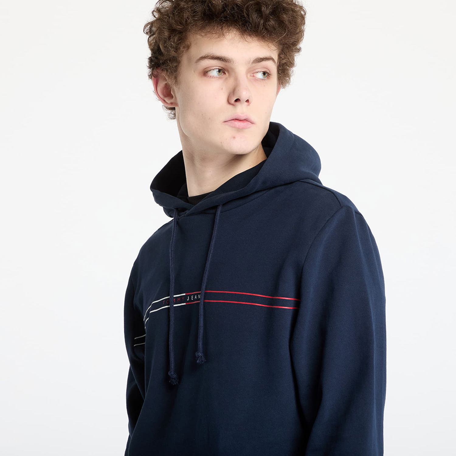 Sweatshirt Tommy Hilfiger Tommy Jeans Regular Entry Graphic Hoodie Mørkeblå | DM0DM20847 C1G, 1