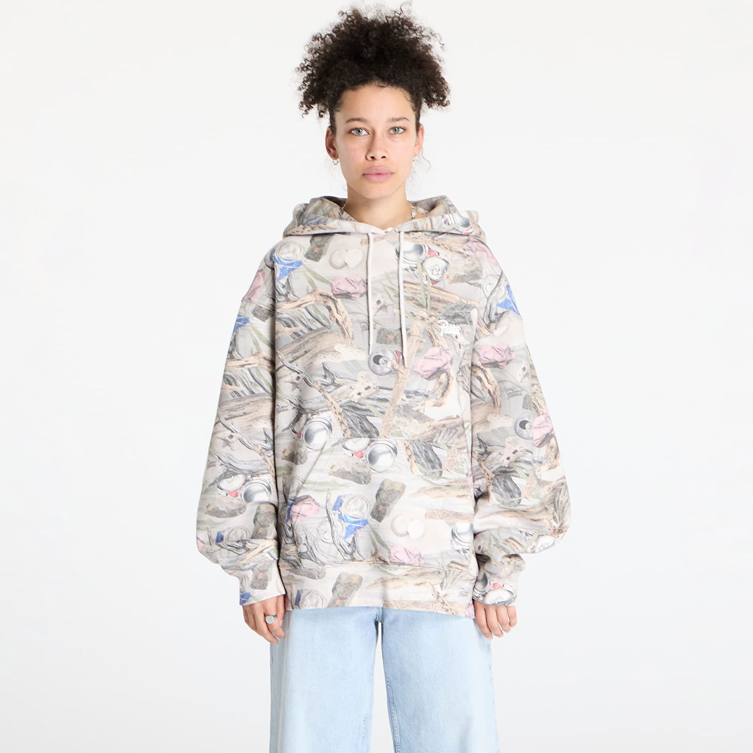 Sweatshirt Patta Patta Beach Print Boxy Hoodie Flerfarvet | POC-SS25-2050-325-0020-084, 1