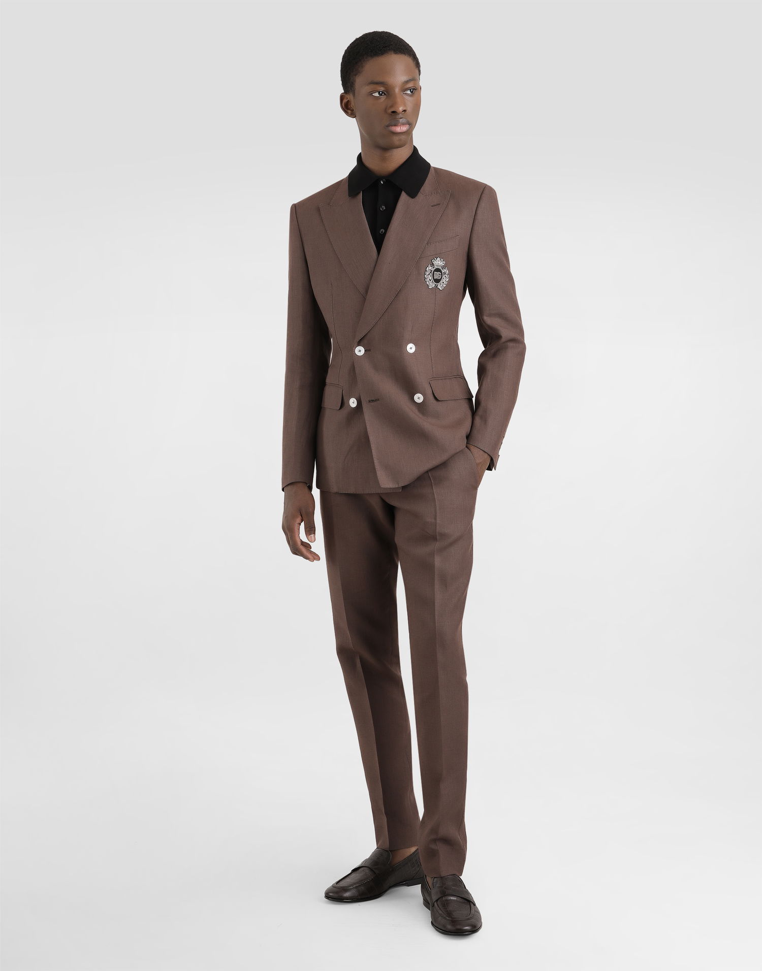 Bukser Dolce & Gabbana Dolce & Gabbana Tailored Linen Pants 58 Brun | GY7BMTFU4LFM0696, 1