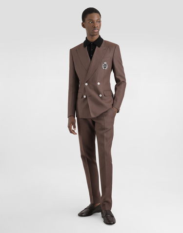 Bukser Dolce & Gabbana Dolce & Gabbana Tailored Linen Pants 58 Brun | GY7BMTFU4LFM0696, 1