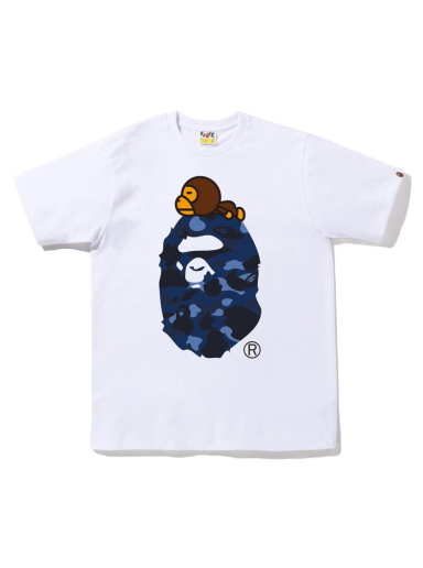 T-shirt BAPE Color Camo Milo On Big Ape Tee Hvid | 2I80-110-005