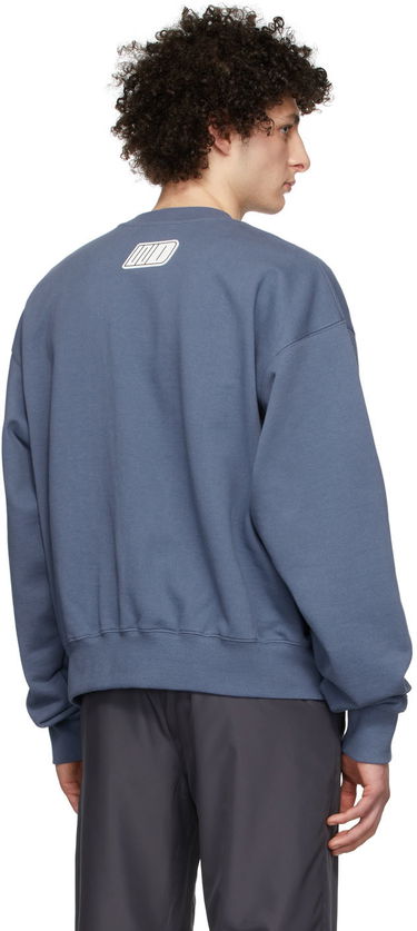 Sweatshirt We11done We11done French Terry Sweatshirt Blå | WD-TS1-22-651-U-NV, 2
