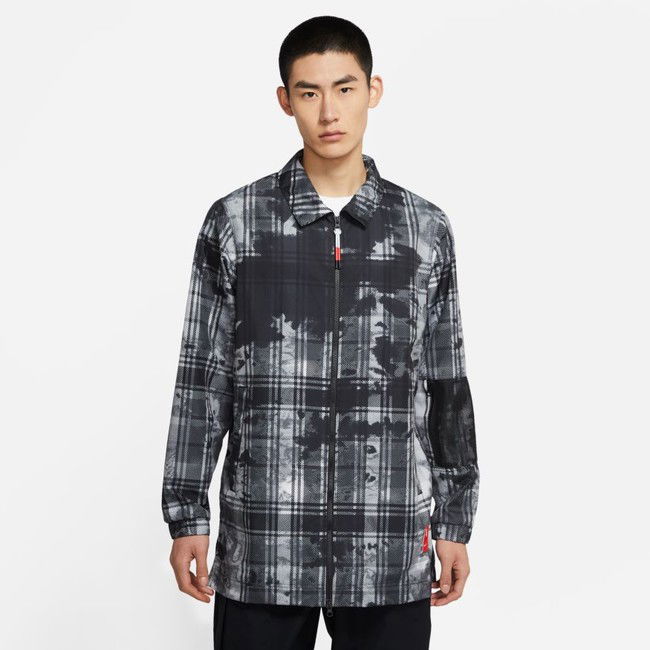 Jakke Nike Kyrie Lightweight Printed Jacket Grå | CK6751-010, 1