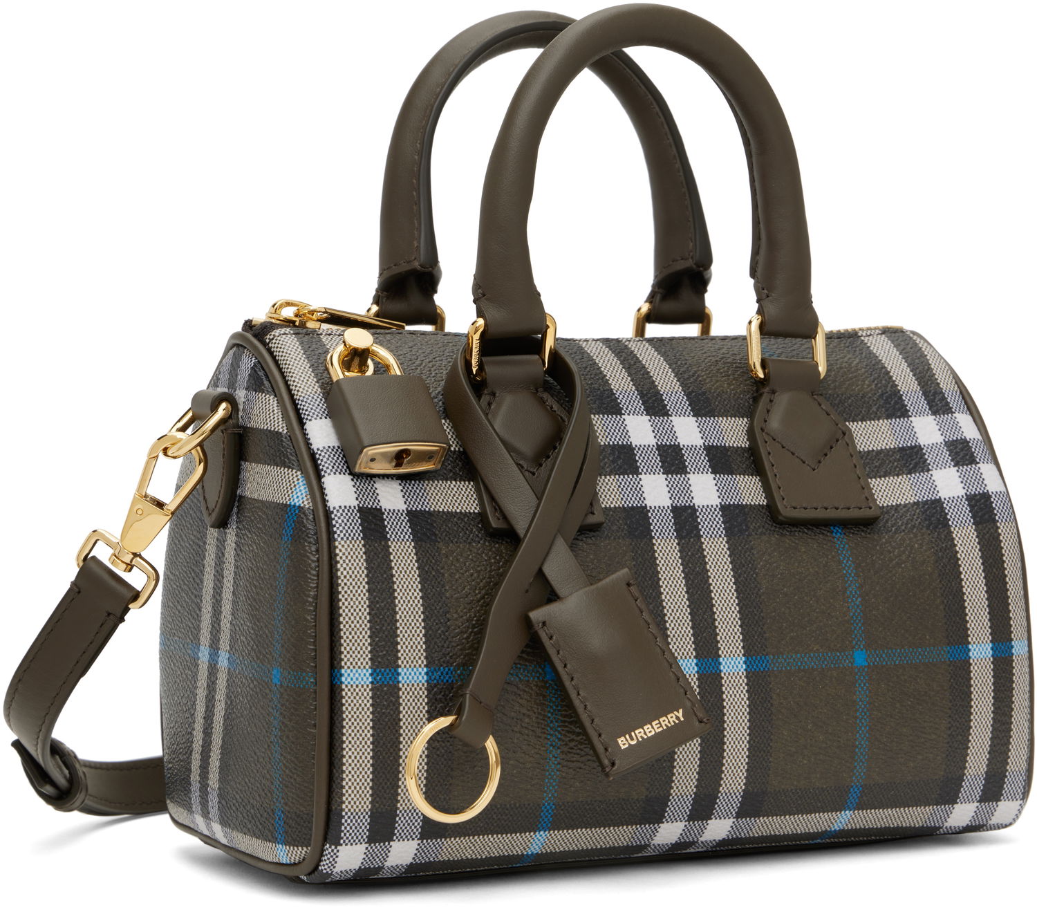 Håndtaske Burberry Burberry Mini Check Bowling Bag Flerfarvet | 8108262, 1