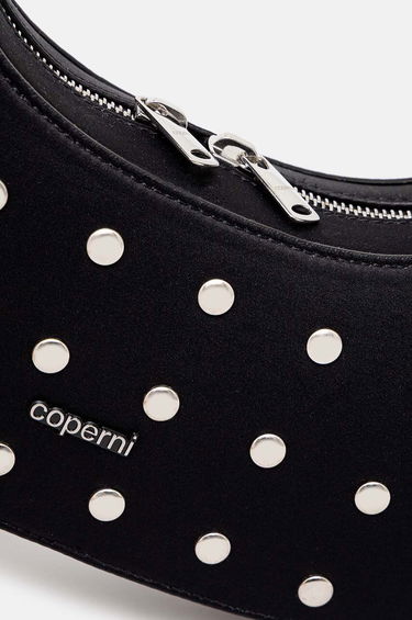 Skuldertaske Coperni Studded Swipe Baguette Bag Sort | COPBA60STF9003, 3