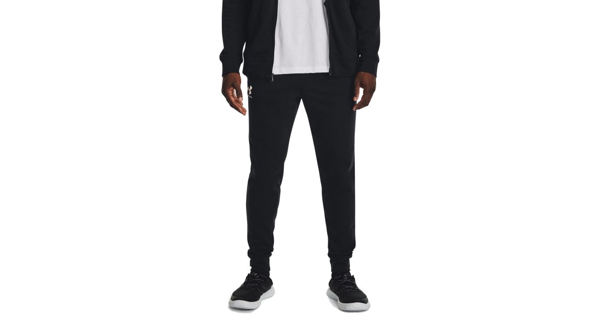 Bukser Under Armour UA Rival Terry Joggers Sort | 1380843-001, 1
