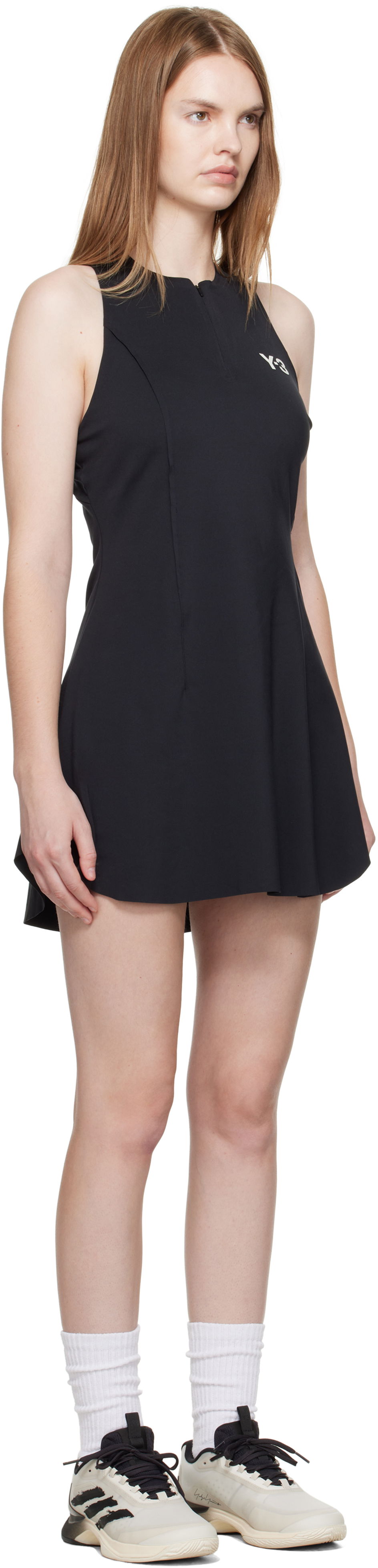 Kjole Y-3 US Open Tennis Pro Sport Dress Sort | JZ9304, 1