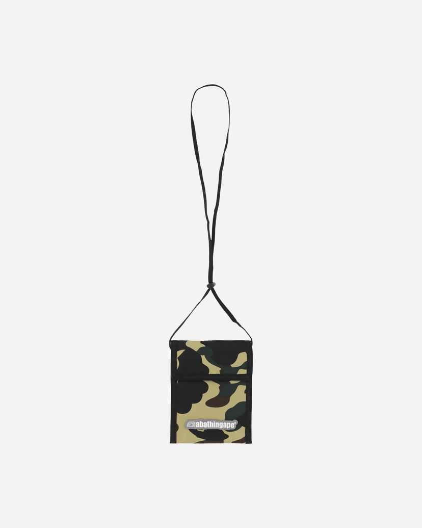 Tegnebog BAPE A Bathing Ape 1st Camo Pass Case Gul | 1E80182039 002