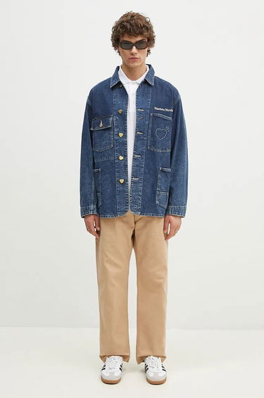Skjorte Human Made Denim Coverall Jacket Blå | HM28JK002, 5