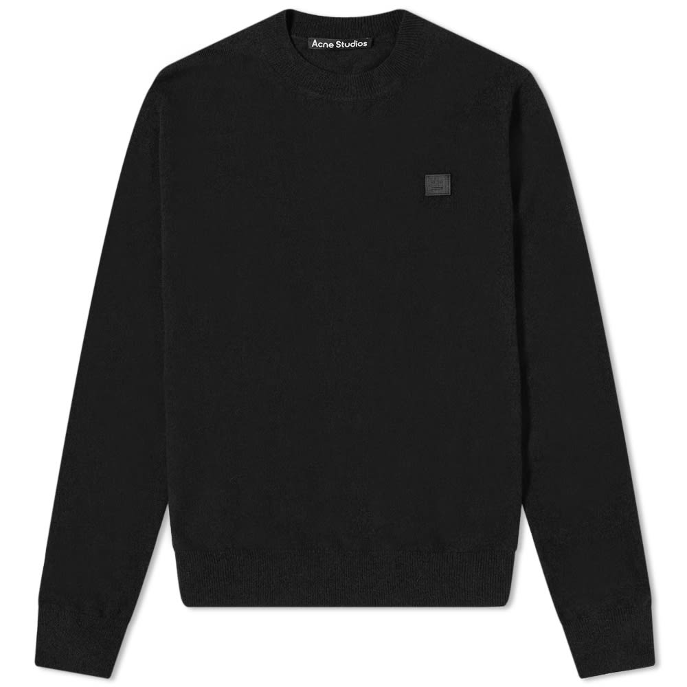 Sweatshirt Acne Studios Kalon New Face Crew Knit Sort | C60042-900, 0
