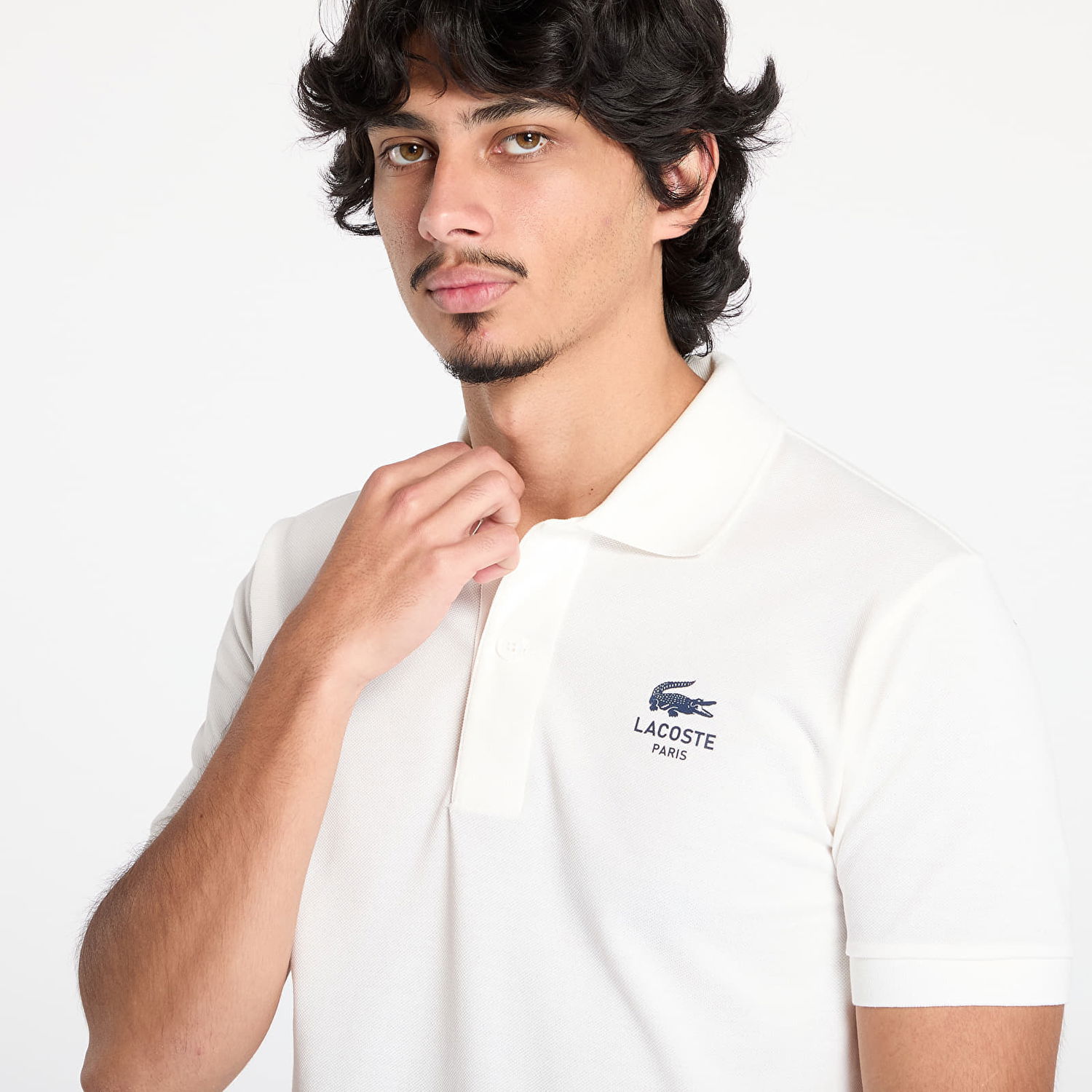 Polo skjorte Lacoste Polo Shirt Hvid | PH2723 70V, 1