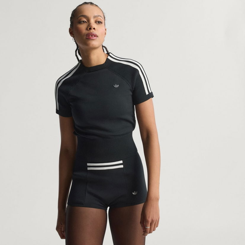 T-shirt adidas Performance Cali Sock T-Shirt Sort | JW2518