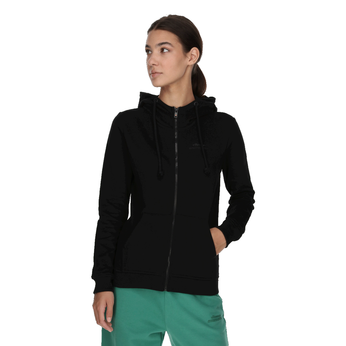 Sweatshirt Ellesse Full-Zip Hoodie Sort | ELA243F602-01, 0