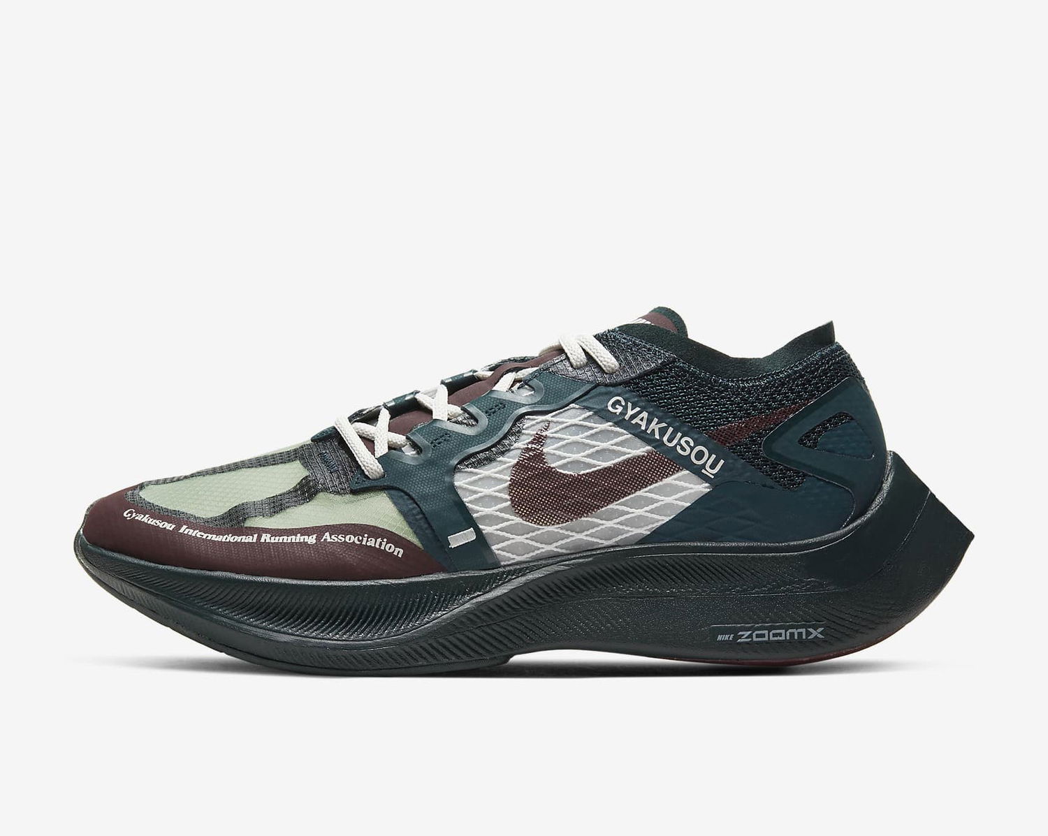 Sneakers og sko Nike Gyakusuo x ZoomX Vaporfly NEXT% "Midnight Spruce Burgundy" Grøn | CT4894-300, 0