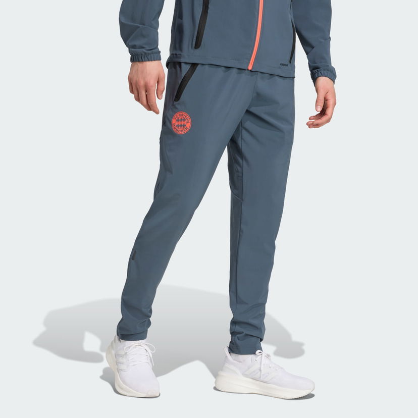 Joggingbukser adidas Performance FC Bayern Tiro 25 Competition Travel Pants Grå | JV5344