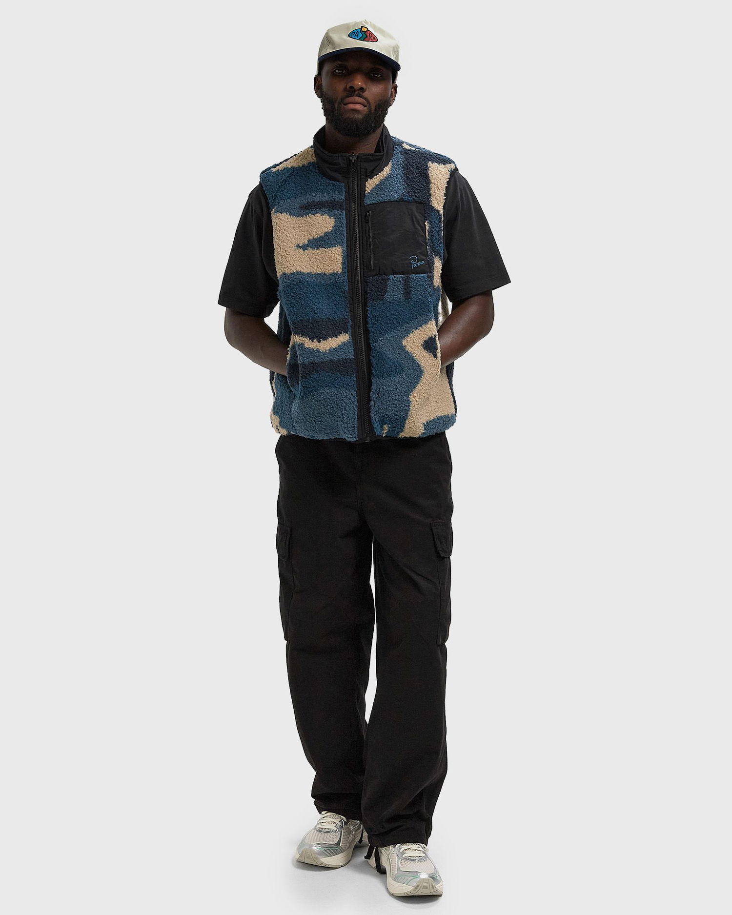 Vest By Parra Parra Infinite Bird Reversible Vest Blå | 54250, 1