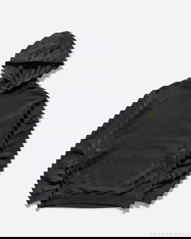 Sweatshirt Stone Island Diagonal Fleece OLD Effect Hoodie Sort | K1S15-6100033-S0045 V0129, 1