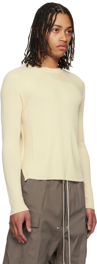 Sweater Rick Owens Rick Owens Hollywood Ribbed Geo Sweater Sort | RU01E5639 RIBM, 4