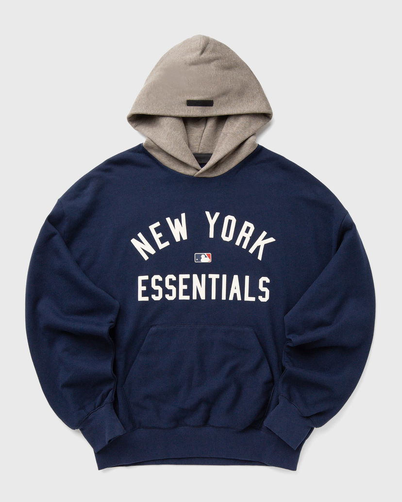 Sweatshirt Fear of God YANKEES ESSENTIALS Sport Fit Pullover Hoodie Mørkeblå | 192ML252012F